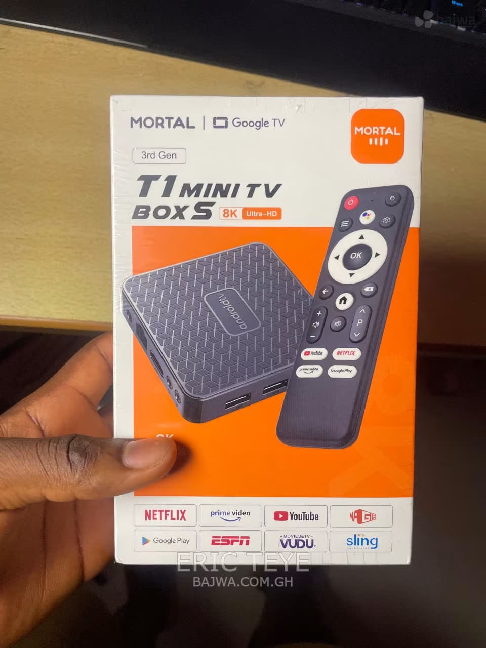 Android TV Box 8K with Remote Controller