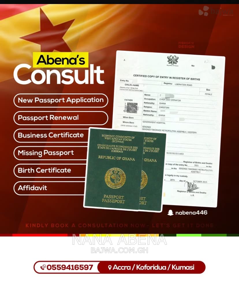 Passport and Birth Certificate