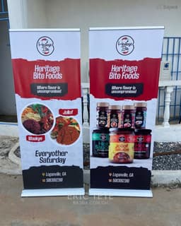 Pull Up and Roll Up Banner Available view 1