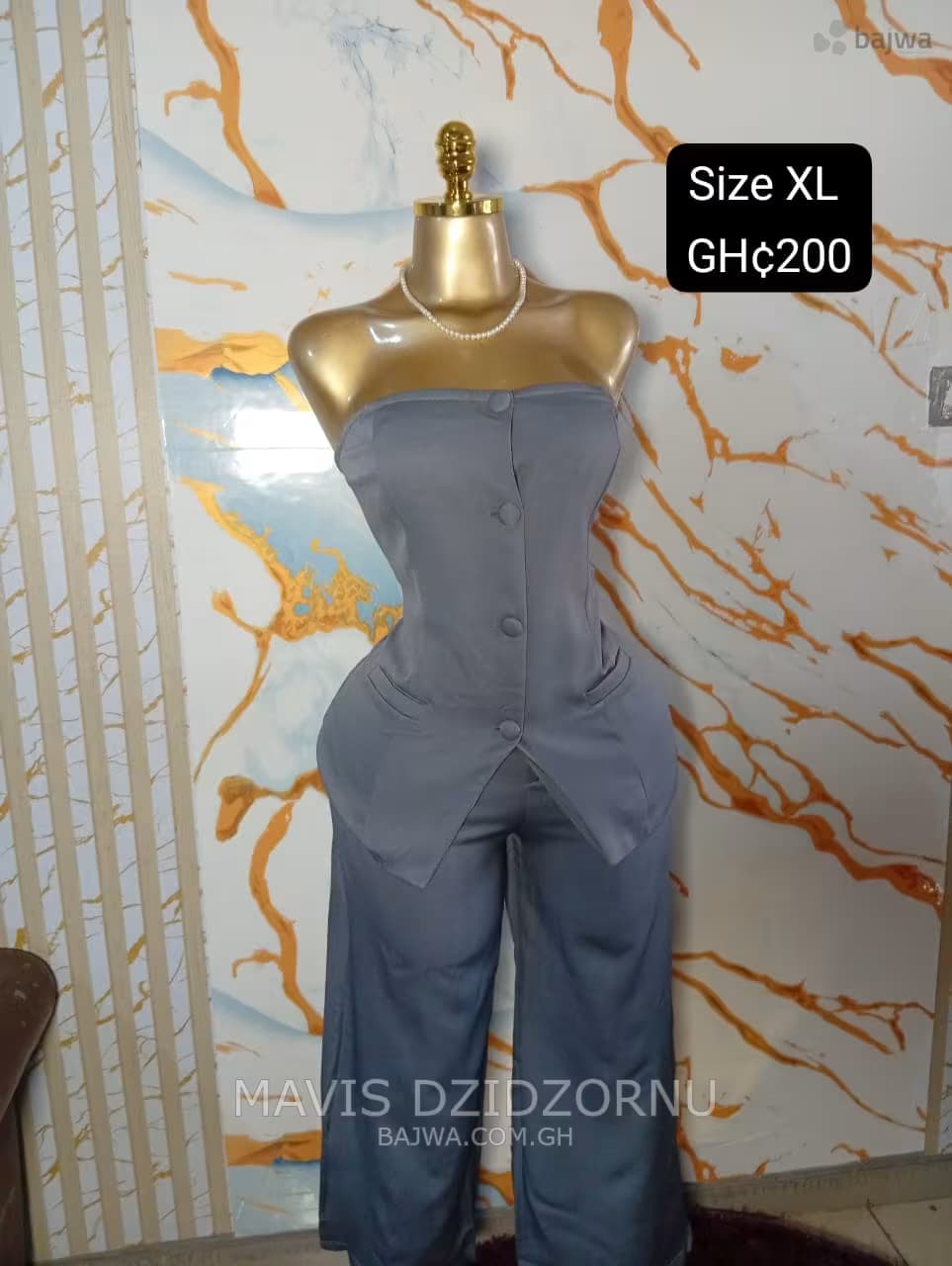 BOSS BABE Grey 2-Piece Set - GH¢