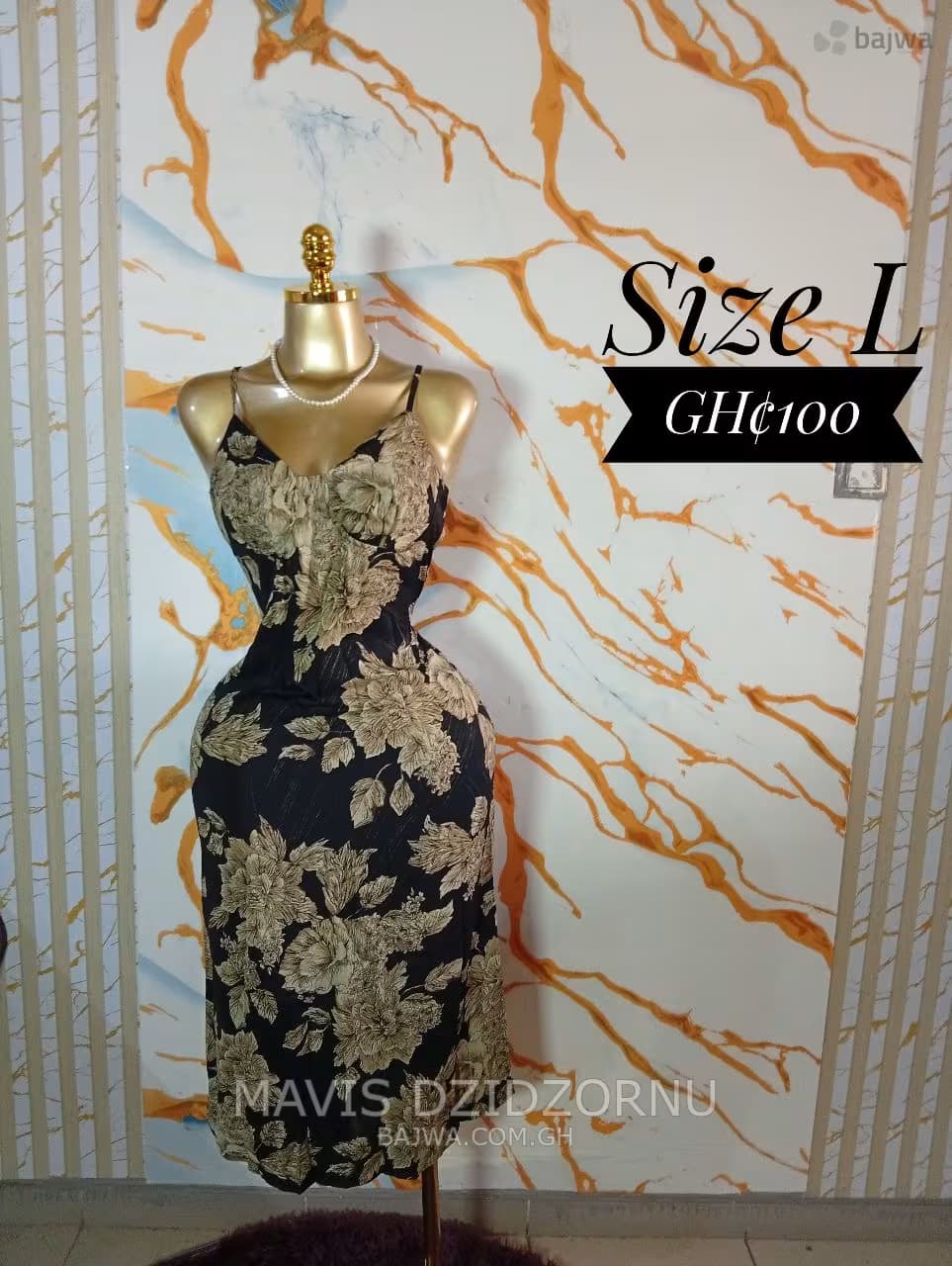 VINTAGE BLOOM Slip Dress